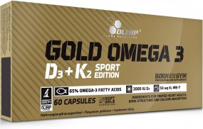Gold Omega 3 D3+K2 Sport Edition Жирные кислоты, Gold Omega 3 D3+K2 Sport Edition - Gold Omega 3 D3+K2 Sport Edition Жирные кислоты